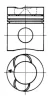 90737963 KOLBENSCHMIDT Ремонтный комплект, поршень / гильза цилиндра