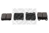 Превью - 6106 MAPCO Комплект тормозных колодок, дисковый тормоз (фото 2)