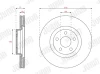 563702JC JURID Тормозной диск