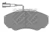 Превью - 6568 MAPCO Комплект тормозных колодок, дисковый тормоз (фото 2)