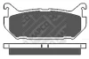 Превью - 6656 MAPCO Комплект тормозных колодок, дисковый тормоз (фото 2)