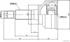 Превью - J2820303 HERTH+BUSS Шарнирный комплект, приводной вал (фото 2)