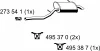 Превью - 290159 ERNST Глушитель выхлопных газов средний/конечный/задняя банка (фото 2)