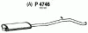 Превью - P4746 FENNO Средний глушитель выхлопных газов (фото 2)