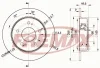 Превью - BD-2045 FREMAX Тормозной диск (фото 5)