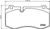 Превью - 8DB 355 011-401 BEHR/HELLA/PAGID Комплект тормозных колодок, дисковый тормоз (фото 8)