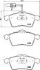 Превью - 8DB 355 008-931 BEHR/HELLA/PAGID Комплект тормозных колодок, дисковый тормоз (фото 8)