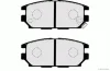 Превью - J3615007 HERTH+BUSS Комплект тормозных колодок, дисковый тормоз (фото 3)