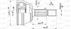 CVJ5030.10 OPEN PARTS Шарнирный комплект, приводной вал