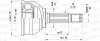 CVJ5061.10 OPEN PARTS Шарнирный комплект, приводной вал