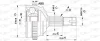 CVJ5105.10 OPEN PARTS Шарнирный комплект, приводной вал