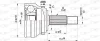 CVJ5109.10 OPEN PARTS Шарнирный комплект, приводной вал