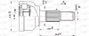 CVJ5124.10 OPEN PARTS Шарнирный комплект, приводной вал