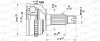 CVJ5296.10 OPEN PARTS Шарнирный комплект, приводной вал