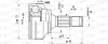 CVJ5297.10 OPEN PARTS Шарнирный комплект, приводной вал