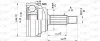 CVJ5332.10 OPEN PARTS Шарнирный комплект, приводной вал