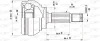 CVJ5391.10 OPEN PARTS Шарнирный комплект, приводной вал