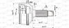 CVJ5509.10 OPEN PARTS Шарнирный комплект, приводной вал