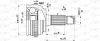 CVJ5510.10 OPEN PARTS Шарнирный комплект, приводной вал