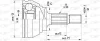 CVJ5576.10 OPEN PARTS Шарнирный комплект, приводной вал