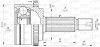 CVJ5768.10 OPEN PARTS Шарнирный комплект, приводной вал