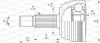 CVJ5838.10 OPEN PARTS Шарнирный комплект, приводной вал