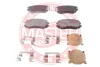 13046056112N-SET-MS MASTER-SPORT GERMANY Комплект тормозных колодок, дисковый тормоз