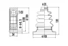 DCV603006 DYNAMATRIX Шарнирный комплект, приводной вал