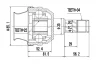 DCV699025 DYNAMATRIX Шарнирный комплект, приводной вал