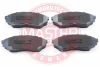 13046058542N-SET-MS MASTER-SPORT GERMANY Комплект тормозных колодок, дисковый тормоз