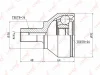 CO-3057 LYNXAUTO Шарнирный комплект, приводной вал