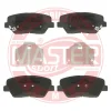13046135522N-SET-MS MASTER-SPORT GERMANY Комплект тормозных колодок, дисковый тормоз