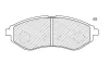 Превью - 24997z KLAXCAR FRANCE Комплект тормозных колодок, дисковый тормоз (фото 4)