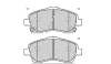 Превью - 24149z KLAXCAR FRANCE Комплект тормозных колодок, дисковый тормоз (фото 4)