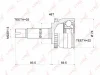 CO-3696A LYNXAUTO Шарнирный комплект, приводной вал