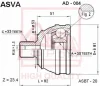 AD-004 ASVA Шарнирный комплект, приводной вал