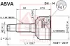 DH-14 ASVA Шарнирный комплект, приводной вал