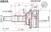 DW-007A47 ASVA Шарнирный комплект, приводной вал