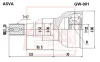 GW-001 ASVA Шарнирный комплект, приводной вал