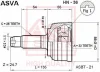 HN-36 ASVA Шарнирный комплект, приводной вал