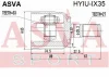 HYIU-IX35 ASVA Шарнирный комплект, приводной вал