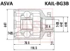 KAIL-BG3B ASVA Шарнирный комплект, приводной вал