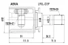LRIL-D3F ASVA Шарнирный комплект, приводной вал