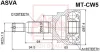 MT-CW5 ASVA Шарнирный комплект, приводной вал