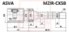 MZIR-CX5B ASVA Шарнирный комплект, приводной вал