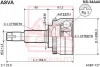 NS-34A44 ASVA Шарнирный комплект, приводной вал