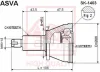 SK-1403 ASVA Шарнирный комплект, приводной вал