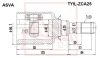 TYIL-ZCA25 ASVA Шарнирный комплект, приводной вал