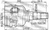 Превью - 0111-001 FEBEST Шарнирный комплект, приводной вал (фото 2)