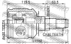 Превью - 0111-GRJ120 FEBEST Шарнирный комплект, приводной вал (фото 2)